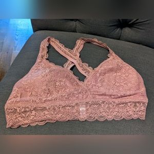 XL Marilyn Monroe mauve bralette